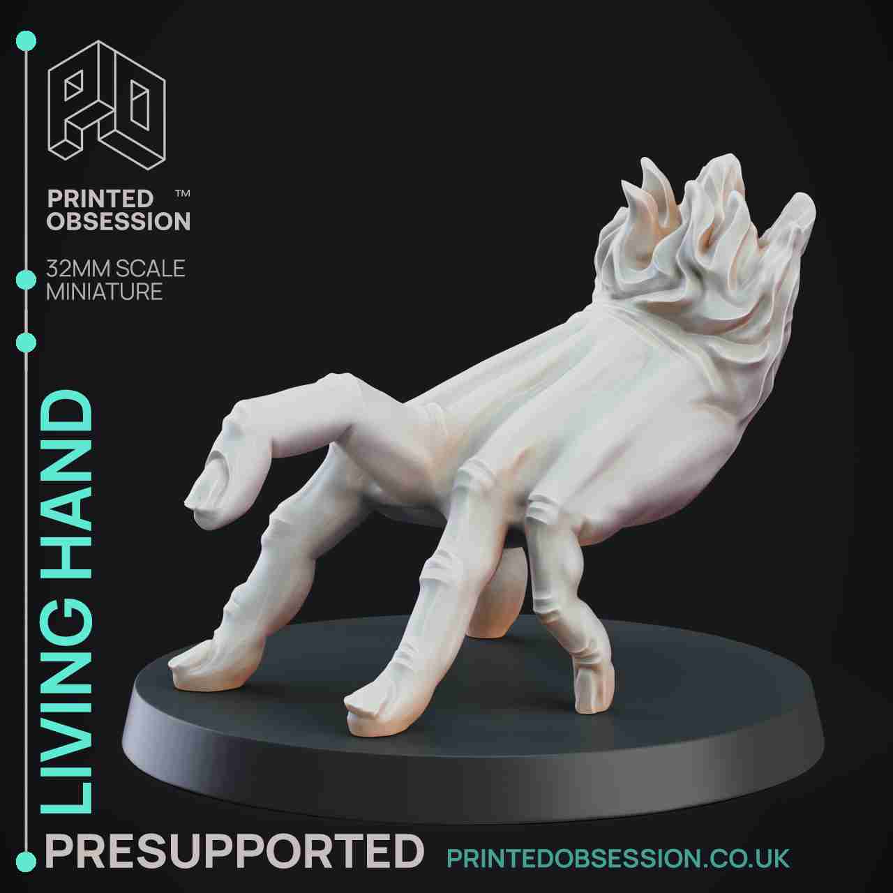 Living Hand ConstructsPresupported Illustrated and Stats 3D