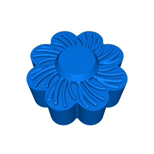 FLOWER - COOKIE CUT AND PRESS - THUMBPRINT COOKIE CUTTER