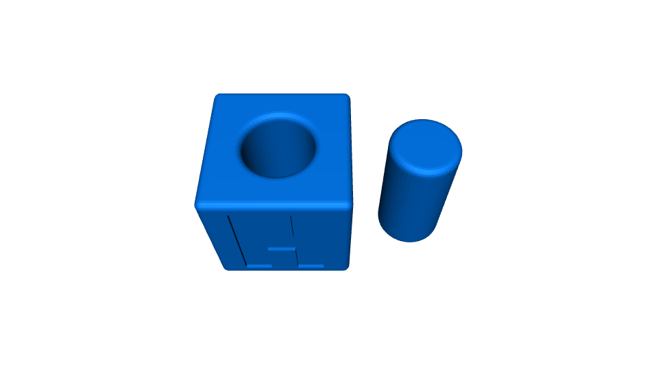 HORIZONTAL EXPANSION CALIBRATION CUBE