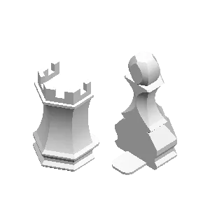Chess Bookend