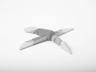 Flexi Firebird - Articulated Fidget Bird Toy