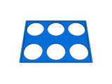 Gridfinity basic lid kcup coffee or seed holder-1