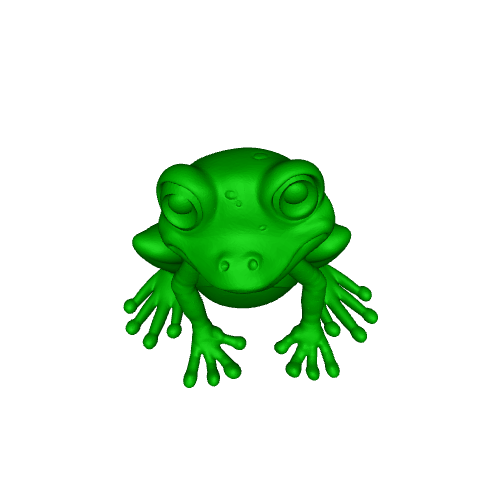 Cute happy frog | 3D models download | Creality Cloud