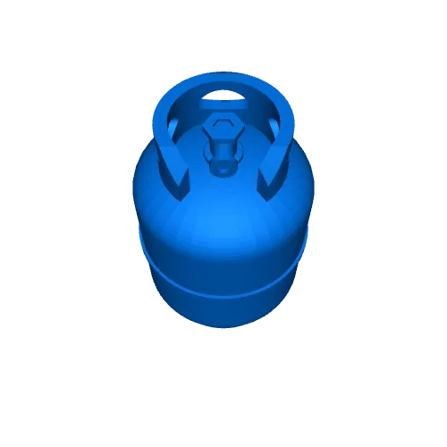 1:10 scale propane tank