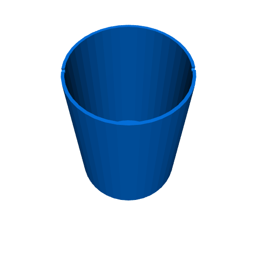 Trash Bin / Garbage Can with swing lid