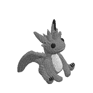 Knitted Dragon