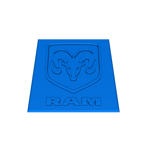 Dodge Ram Logo by ToxicMaxi  Download free STL model  Printablescom