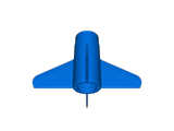 3D printed model rocket by Cynosure-2