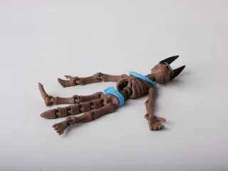 Anubis Skeleton Flexy - Articulated Resin Model