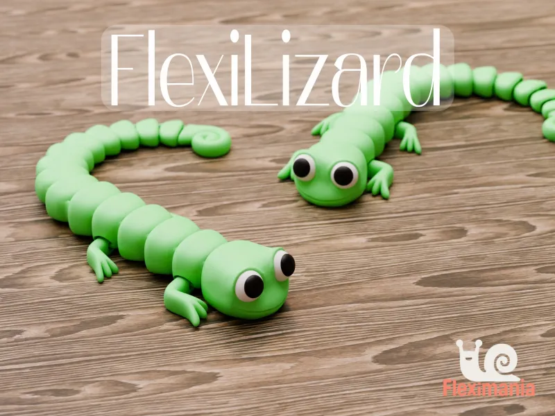 Articulated Flexible Lizard - Cool Fidget Toy