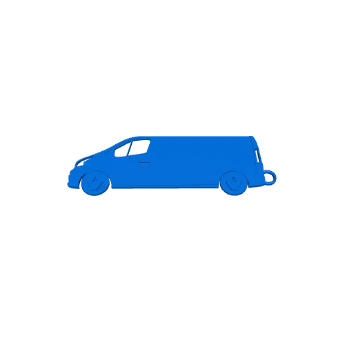 Renault trafic side view keychain