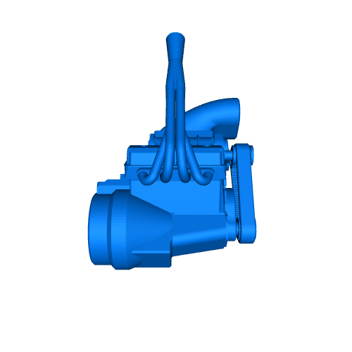 V8 engine Version 2 Scale 1:25