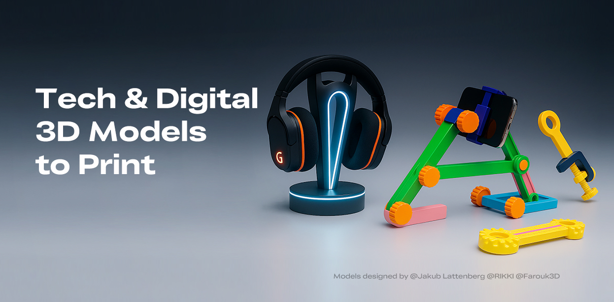 Tech & Digital 3D Models