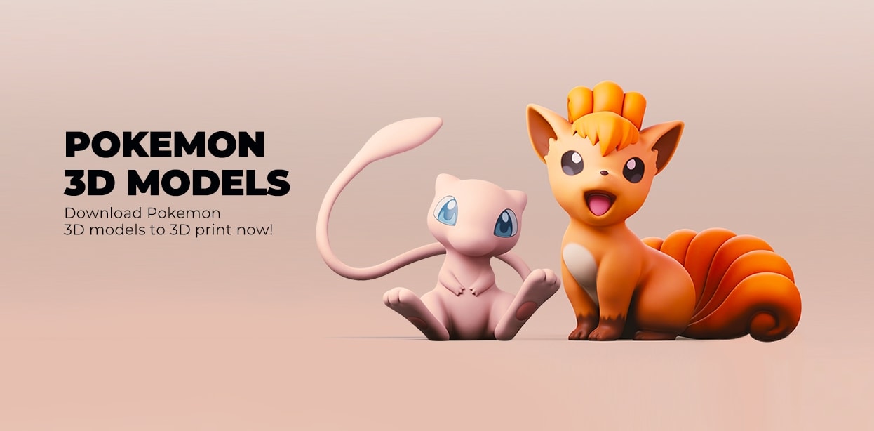 Mew-Pokemon pokemon character free 3D model 3D printable