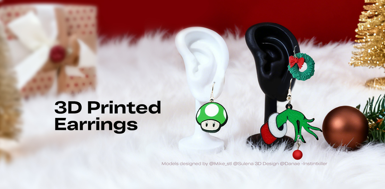 3D Printed Earrings