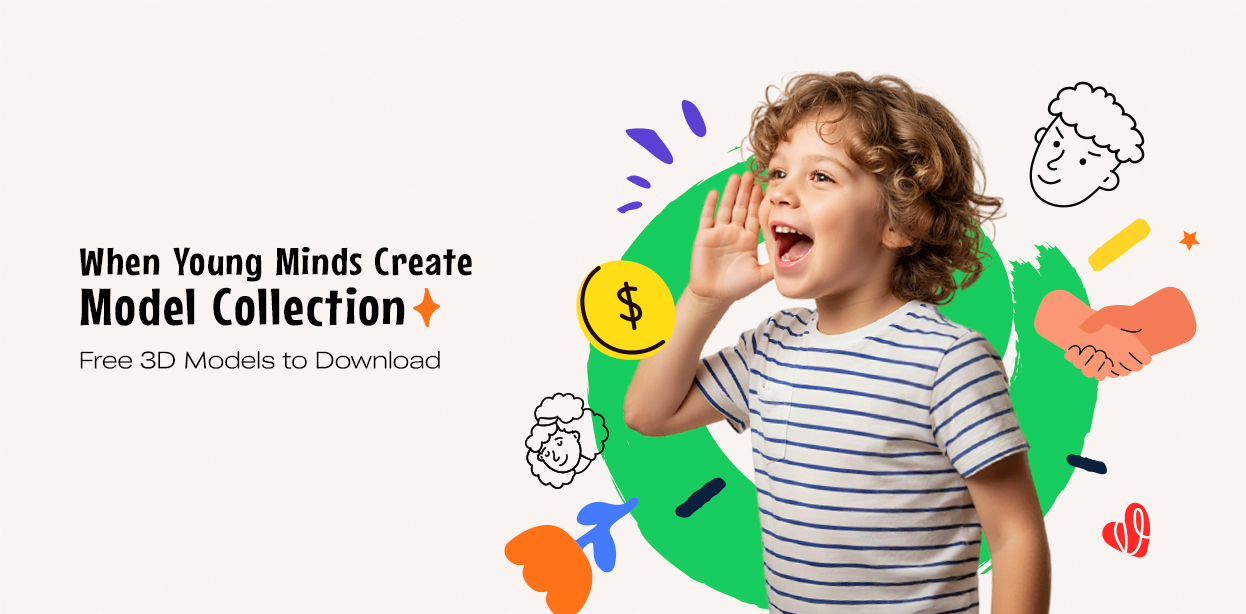 When Young Minds Create Model Collection Free 3D Models to Download