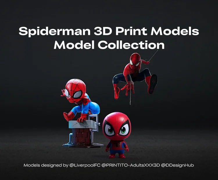 スパイダーマンの3Dプリントモデル | Creality