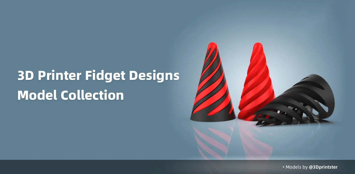 3D Printer Fidget Design Model Collection