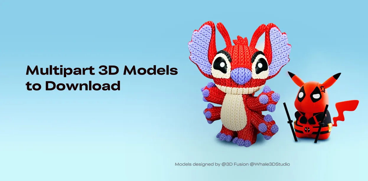 Multipart 3D Models to Download