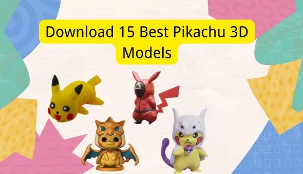 Modèles 3D de Pikachu