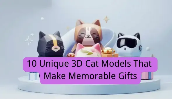 3D Kedi Modelleri
