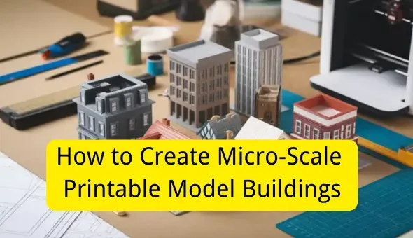 How to Create Micro-Scale Printable Model Buildings