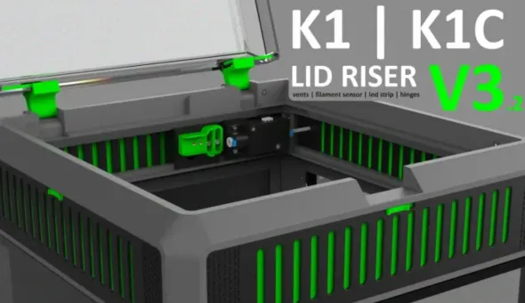 Creality K1C Lid Riser