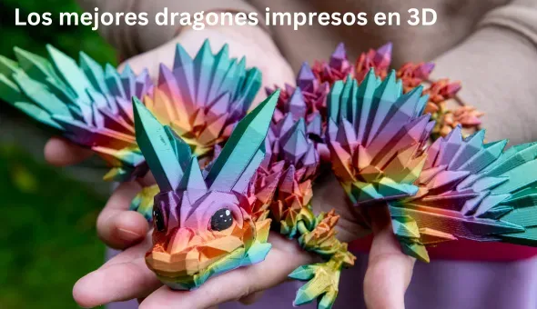 dragones impresos en 3d