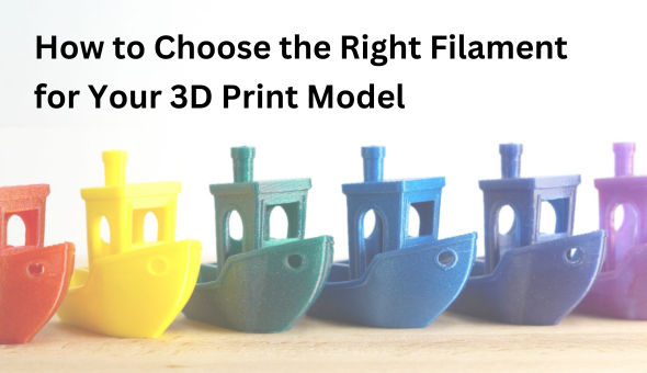 Blog title: How to Choose the Right Filament for Your 3D Print Model