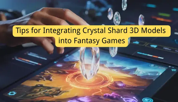 Blog title: Tips for Integrating Crystal Shard 3D Models into Fantasy Games