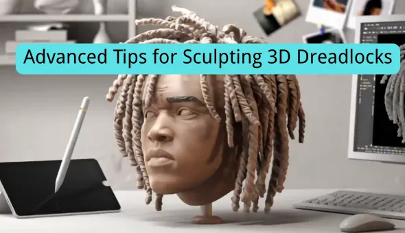 Blog title: Advanced Tips for Sculpting 3D Dreadlocks