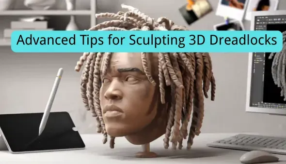Esculpir rastas 3D
