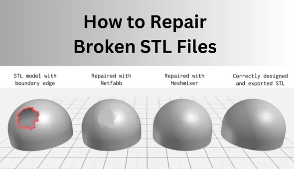 Blog title: How to Repair Broken STL Files Before Printing