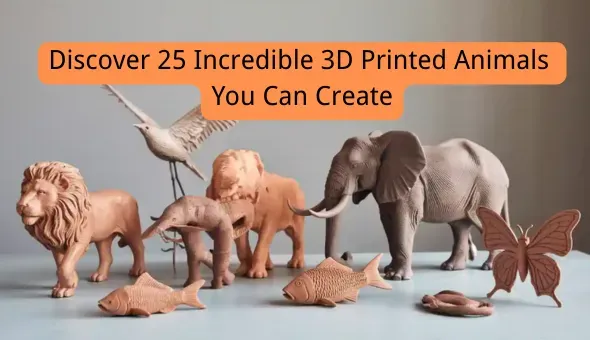 Descoperiți 25 de animale incredibile imprimate 3D
