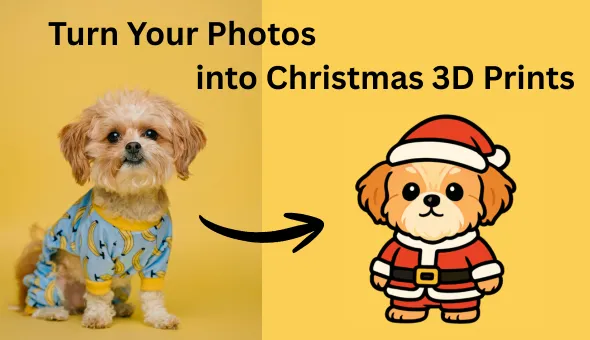 christmas 3d prints with makenow