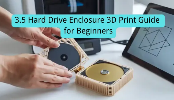 Blog title: 3.5 Hard Drive Enclosure 3D Print Guide  for Beginners