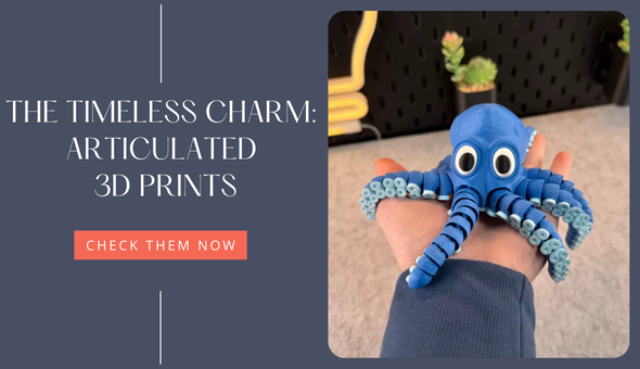 Blog title: The Timeless Charm of Articulated 3D Prints: 7 Models Makers Love