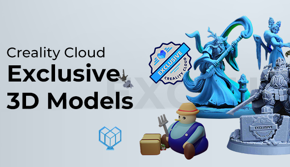 Blog title: Introducing Creality Cloud's Exclusive 3D Model Collaboration with Designers