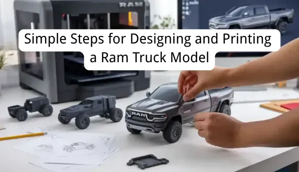 Proiectarea și imprimarea unui model de camion Ram