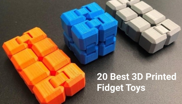 Blog title: 20 Best 3D Printed Fidget Toys