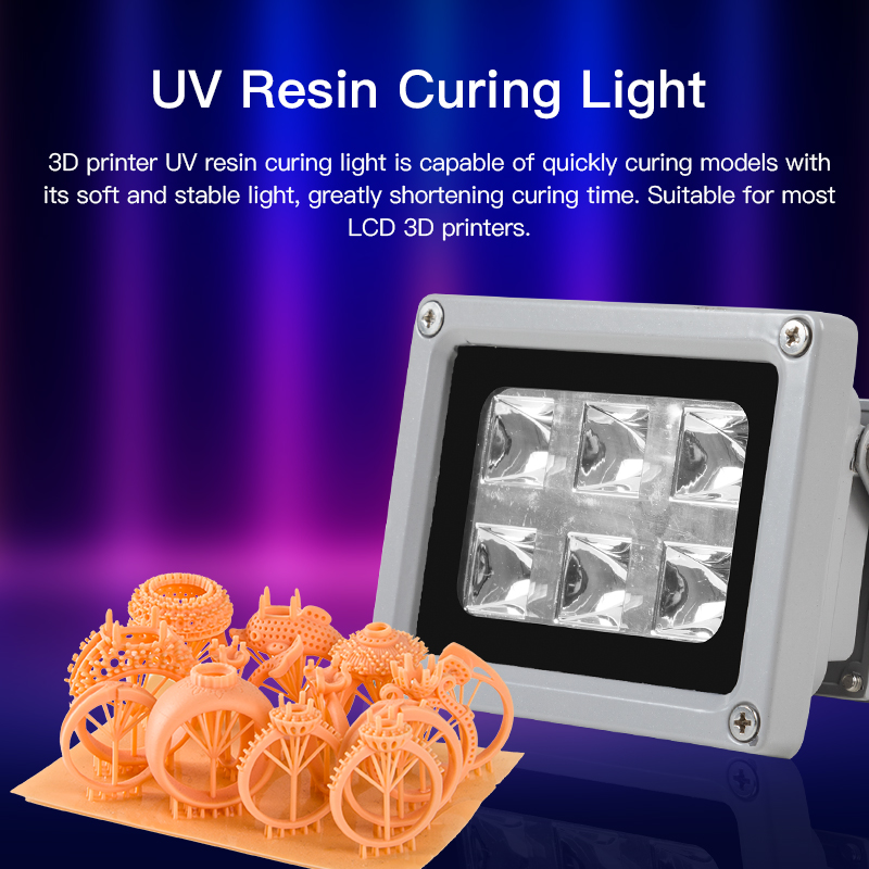 3D Printer UV Resin Curing Light for SLA/DLP/LCD 3D Printing