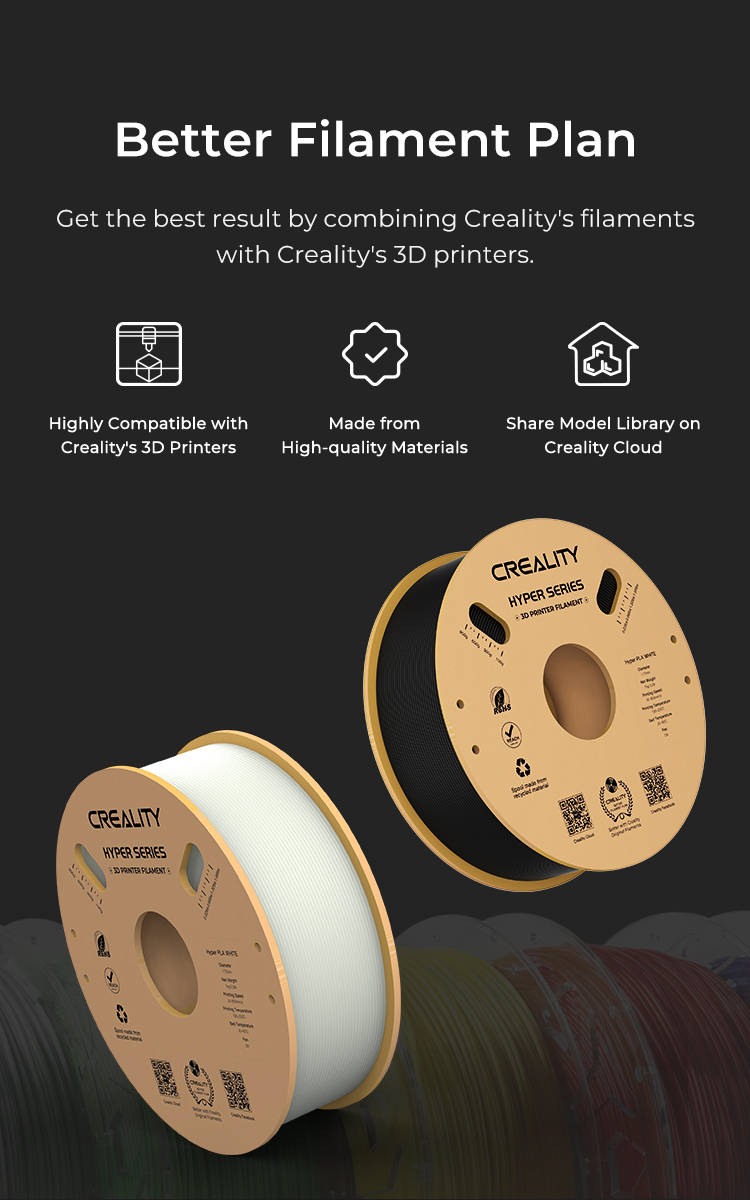 Creality K1 Max 3D Printer +1 ROLL of CREALITY HYPER PLA 1KG