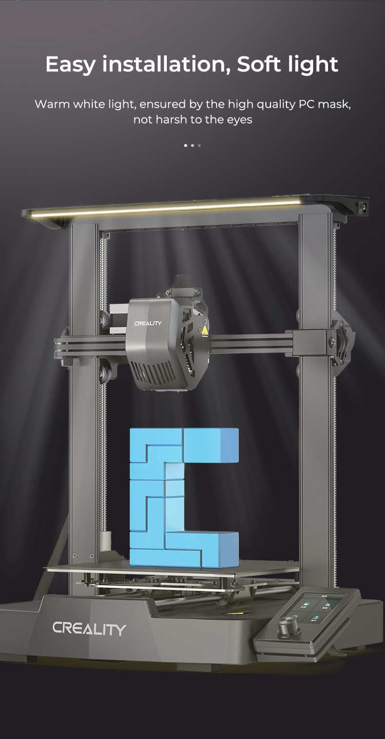 3D Printer LED Light Bar Kit 24V 2W 6000K LED Chip Energy Power Saving Lamp  For Ender 3 /3 Pro / 3 V2 / CR6 SE Accessories