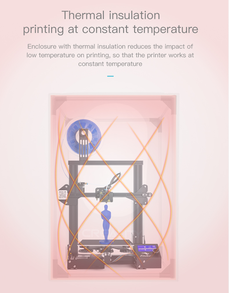 Big Size 3D Printer Multifunction Enclosure Creality Qatar