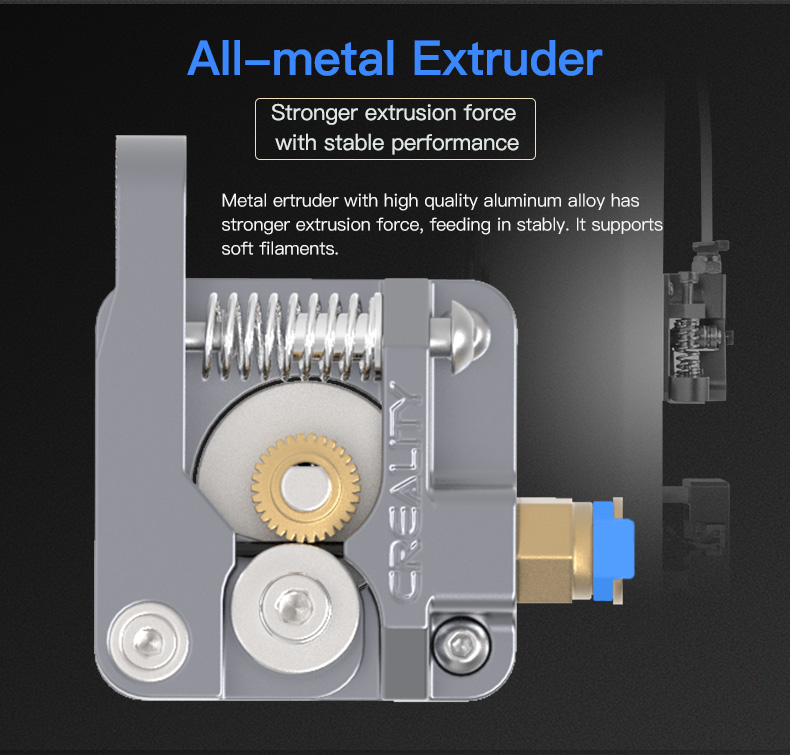 Extruder Kit Metal Grey for Ender-3 / CR-10 Creality Qatar