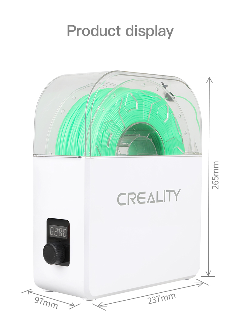 Creality Filament Dry Box 2.0 - 3DJake Suisse