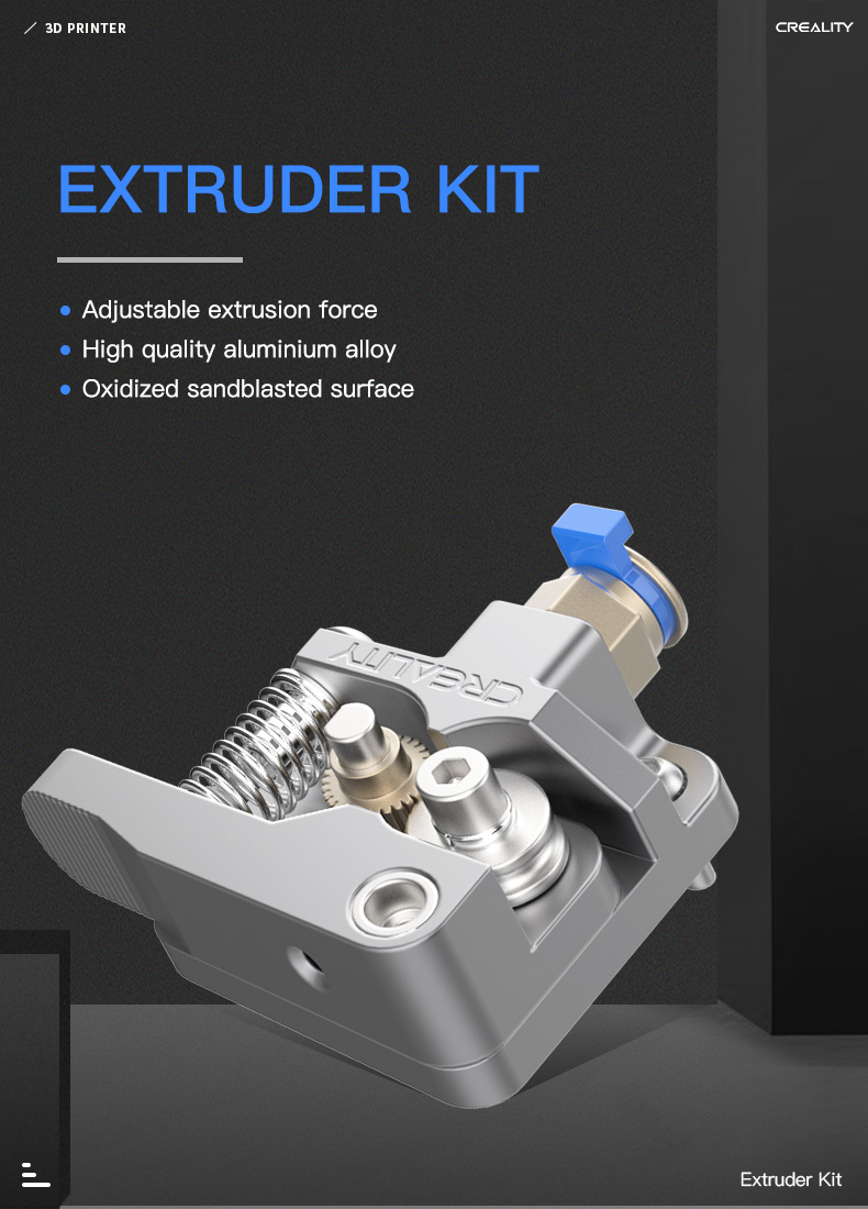 Extruder Kit Metal Grey for Ender-3 / CR-10 Creality Qatar