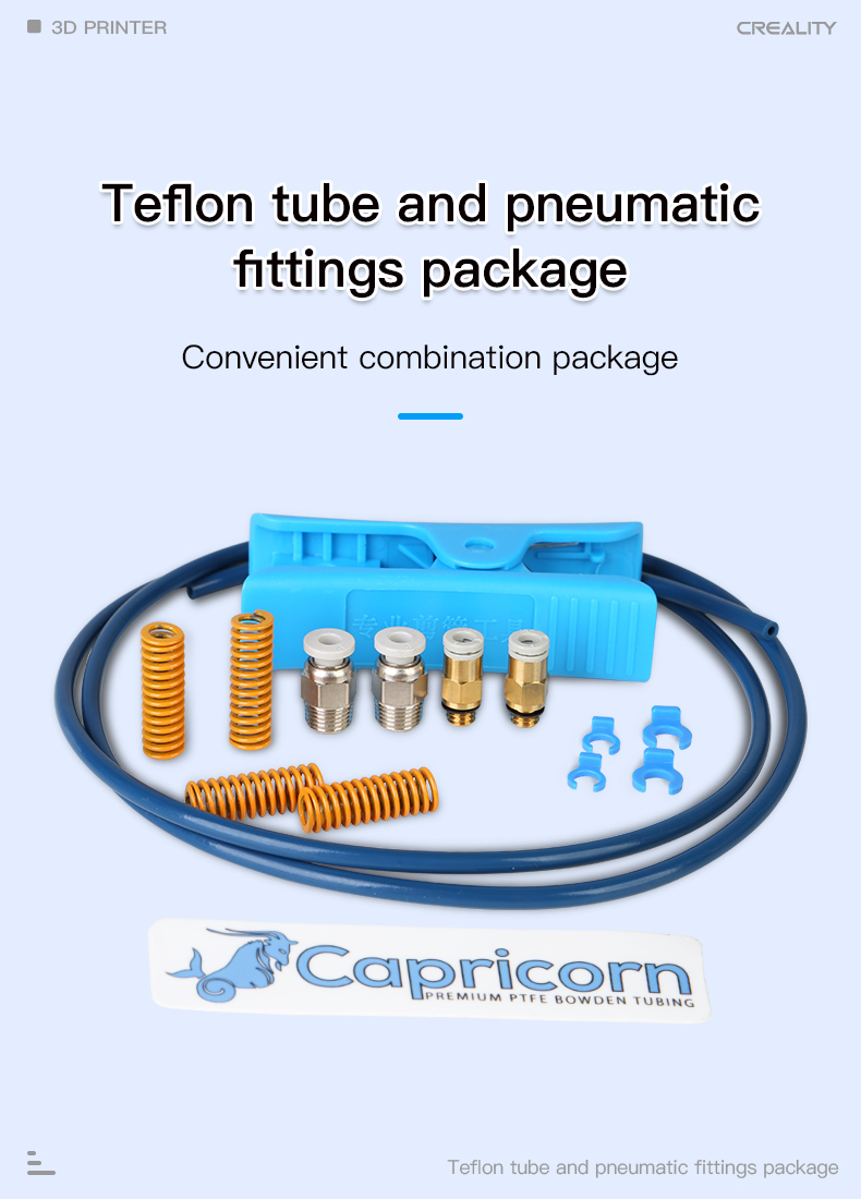 Creality Capricorn PTFE Teflon Tube kit – crealityvip