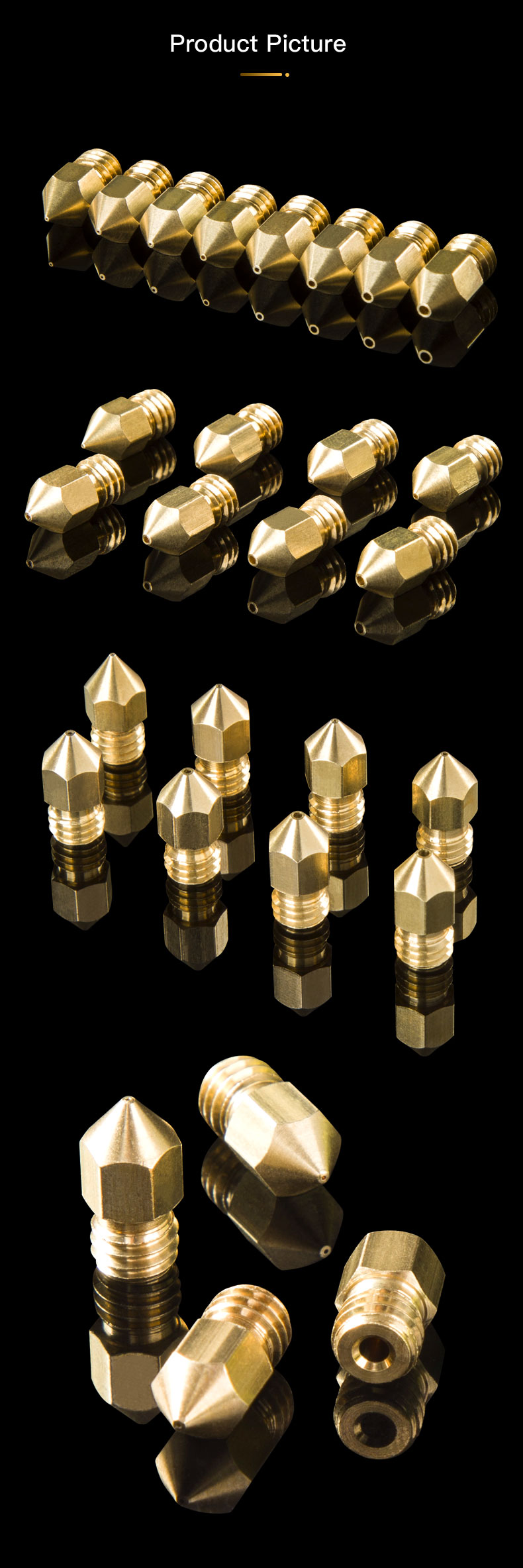 Creality MK brass Nozzle (5 pack)