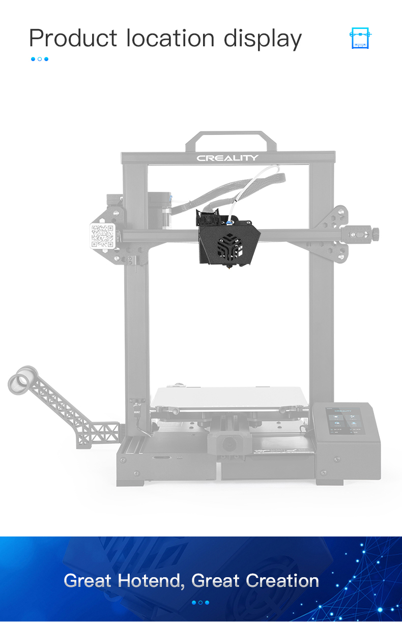 CR-6 SE Full Hotend Kit Creality Qatar